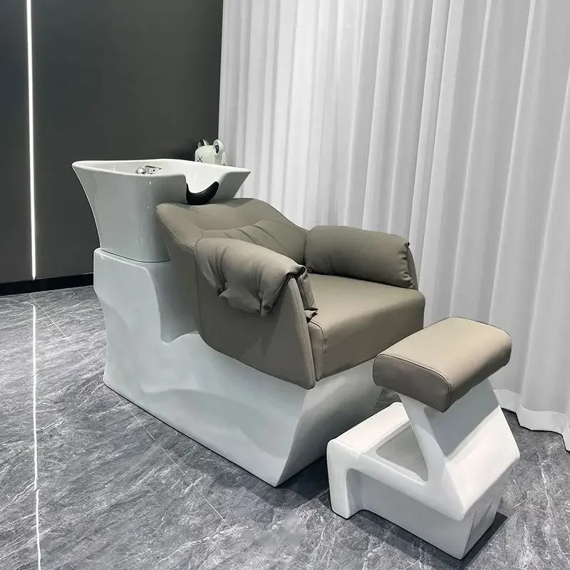 

Barber Salon Hairdressing Shampoo Bed Shampoo Chairhair Wash Sink Equipment Barber Shop Luxury Cama De Champu Salon Furniture