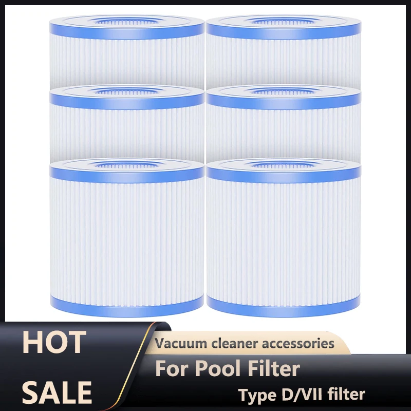 Para filtros de piscina Summer Waves, cartucho de filtro tipo D/VII para 58385E para cartuchos de filtro Summer Escapes tipo D