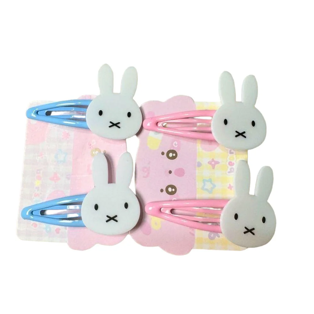 Милая-заколка-для-волос-с-кроликом-miffy-студенческая-аниме-мультяшная-минималистичная-кавайная-заколка-для-волос-с-боковой-челкой-аксессуары-для-волос-для-девочек-подарок