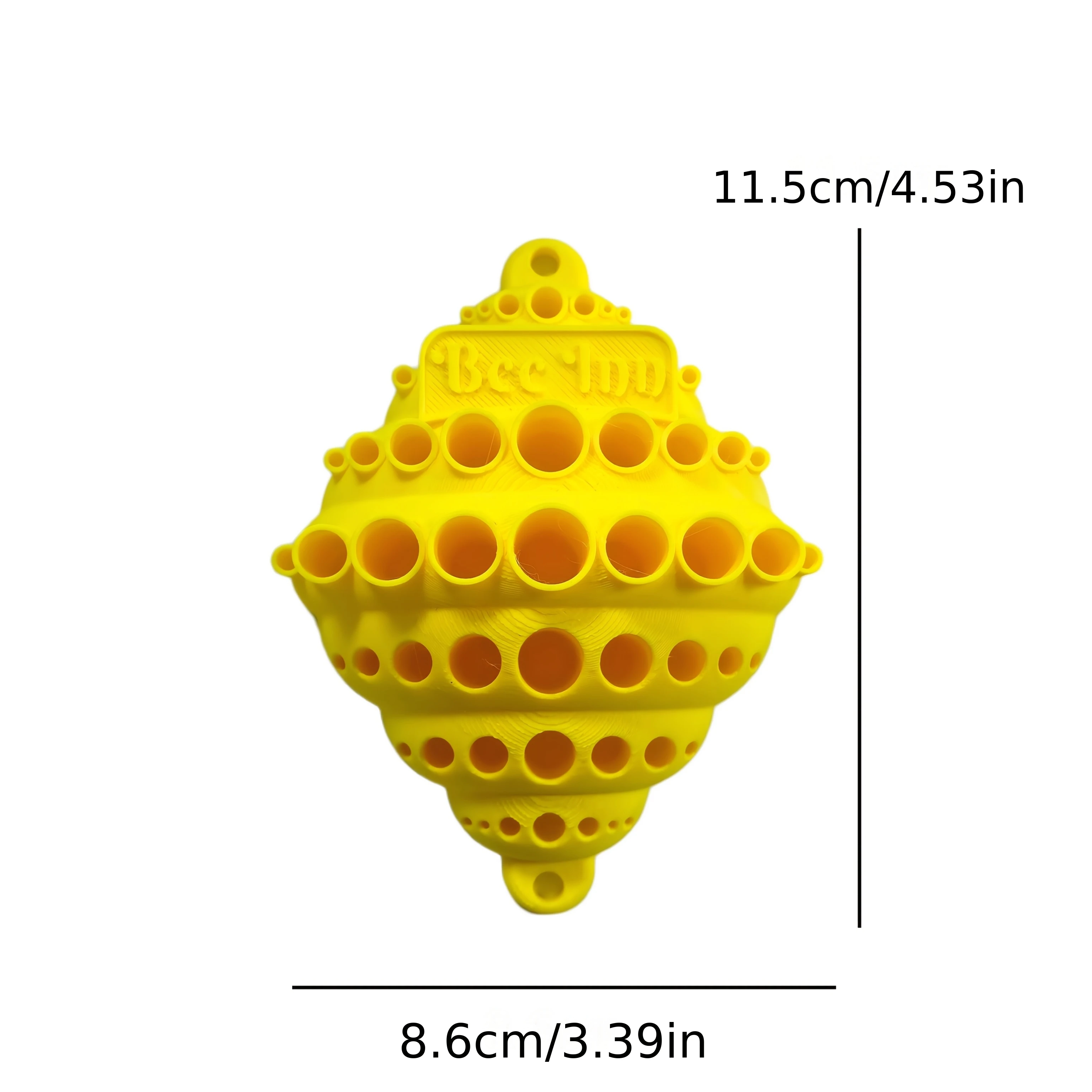 3D Printed Honeycomb-Shaped Wall-Mounted Insect House Solitary Bee Pollination Insect Shelter Outdoor Garden Hanging Porous