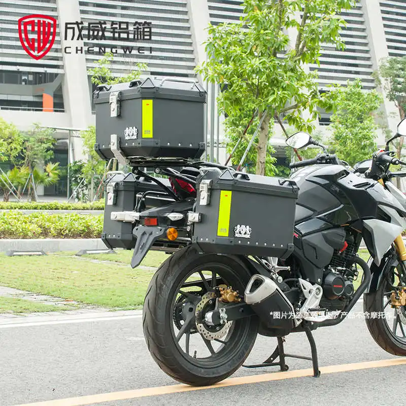 For New World Honda 190r Storm Eye Motorcycle with Aluminum Alloy Side Box and Rear Box, Chengwei Three Box Large Capacity 2025