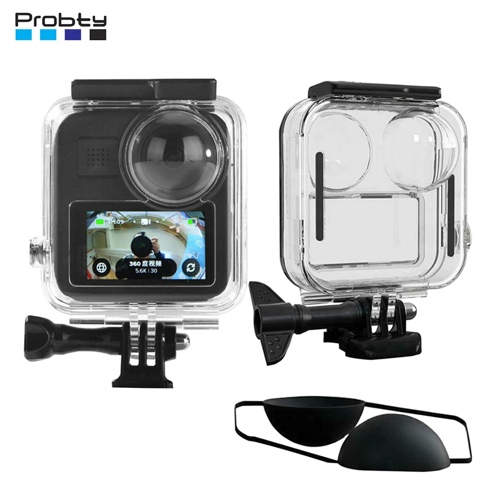 Für GoPro Max Wasserdichte Gehäuse Shell Schutzhülle Box Für Go Pro 360 Panorama Kamera Dive Fall Zubehör – Detail 3