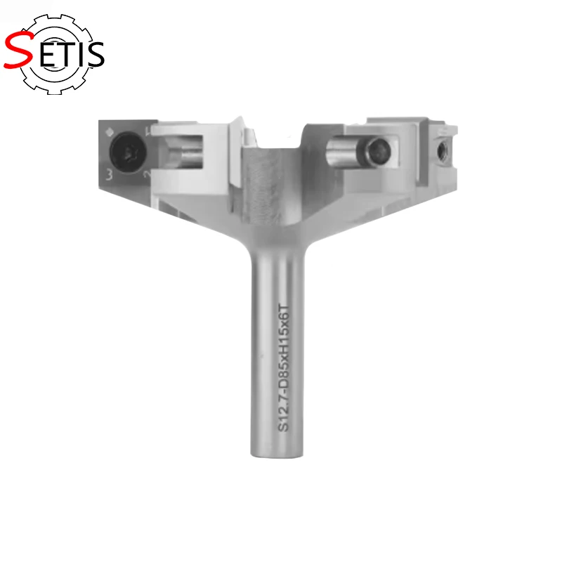 Woodworking replaceable milling cutter, insert tool, bottom cleaning cutter, used for milling, slotting, and leveling