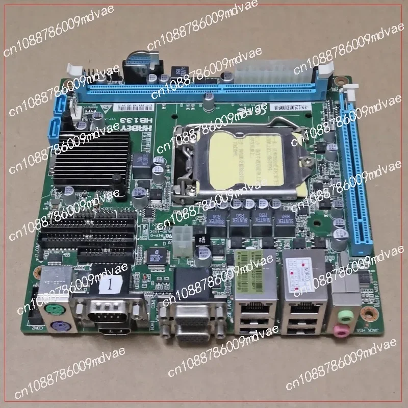 

HB133 17 * 17 H61 ITX main board send CPU HDMI + dual VGA dual Gigabit network interface card in stock
