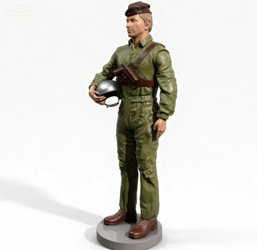 

The height of man 38mm 50mm 75mm Resin model kits colorless and self-assembled（3D Printing）TD-7168/3D