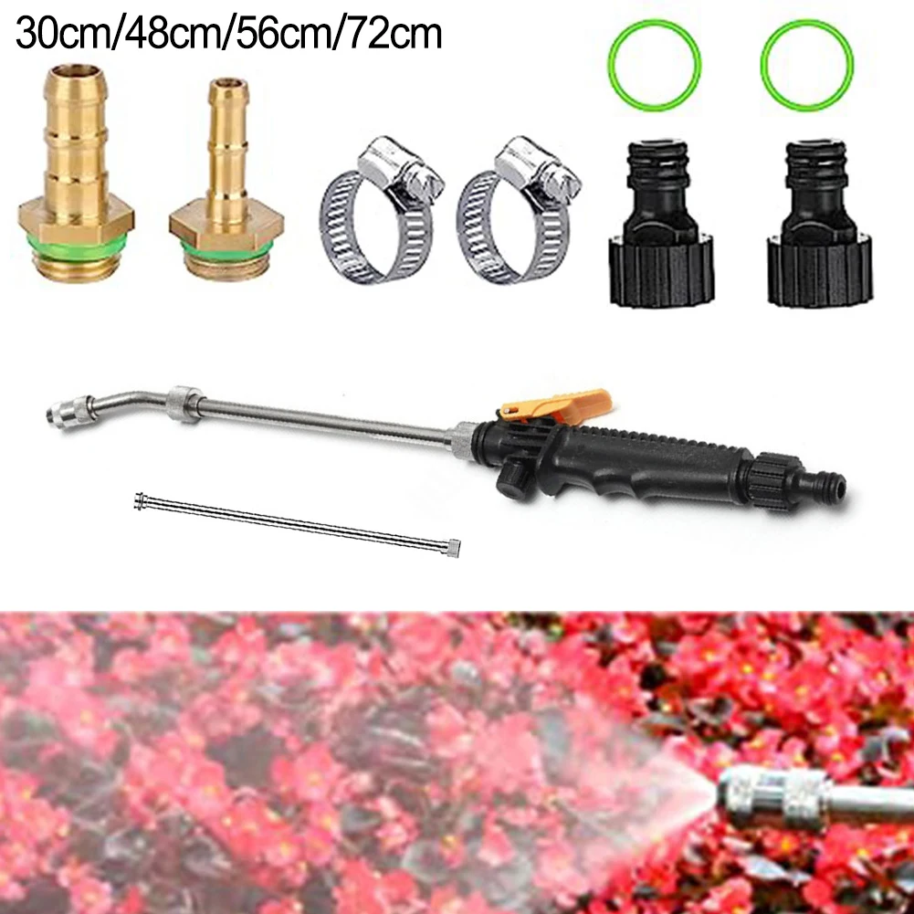 

Spray Wand Brass Barb With 3/8\" 1/4\" Hose Adjustable Replace Garden Sprayer Brass Barbs Watering Irrigation Garden Supplies