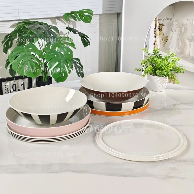 Small food ball tableware set, high-value light luxury plates, dishes can store tableware