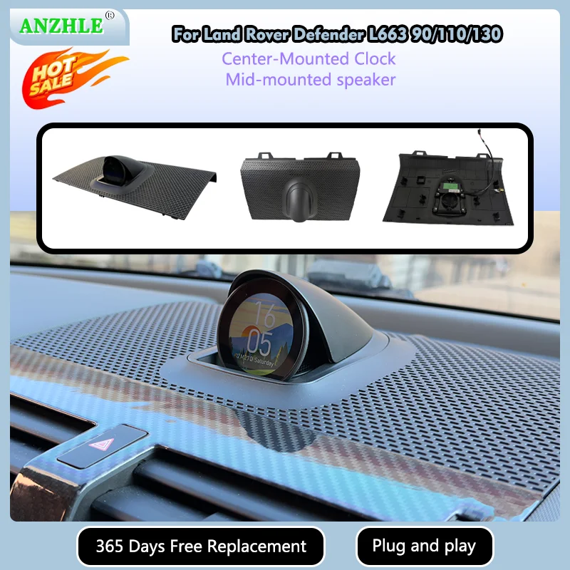 Para Land Rover Defender L663 90/110/130, Altavoz de Reloj Central con Panel de Instrumentos Táctil, Actualización de Audio para Auto 1