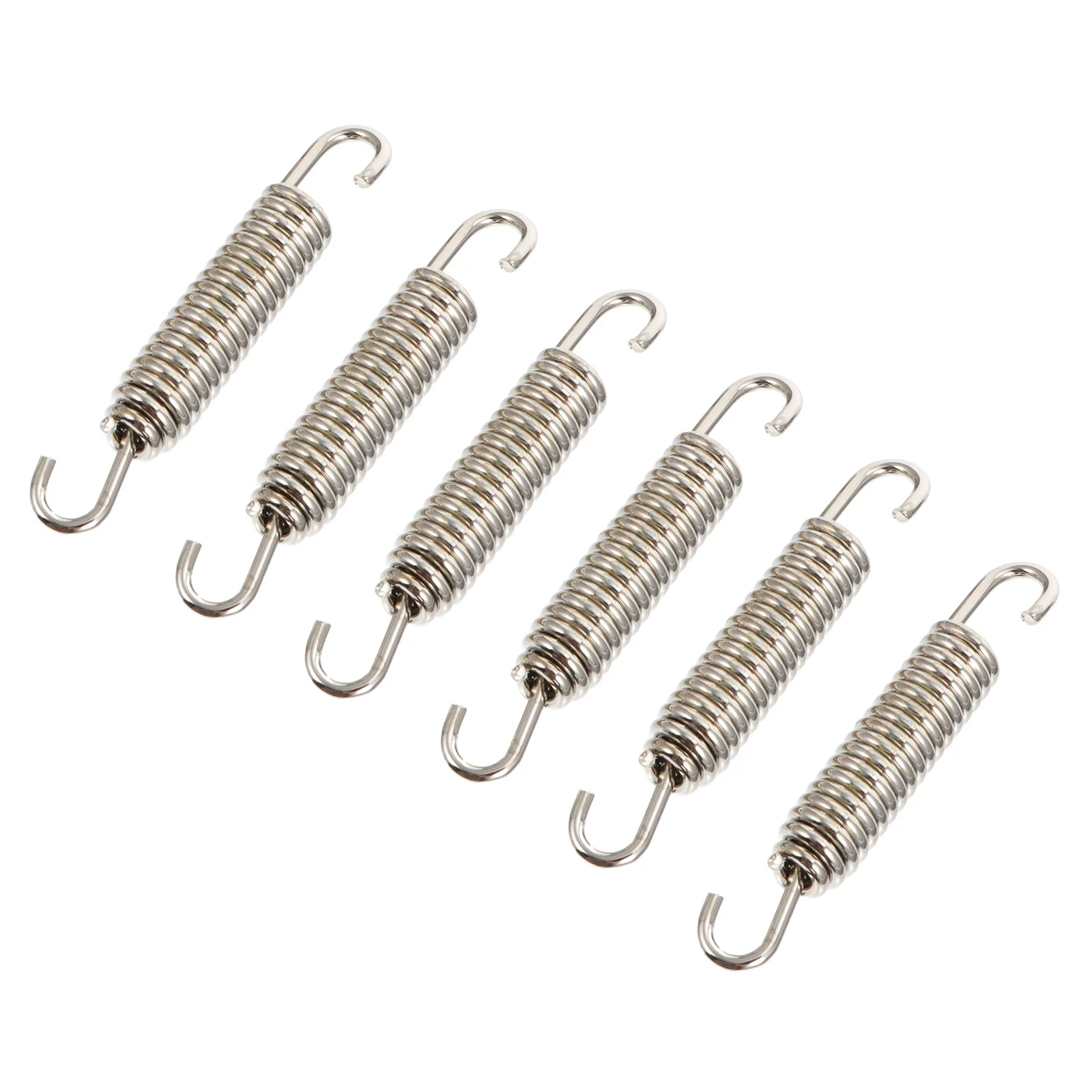

6pcs Stainless Steel Exhaust Springs For Motorcycle System Heavy Duty Tension Swivel Spring Motorbike Exhaust Spring Hook