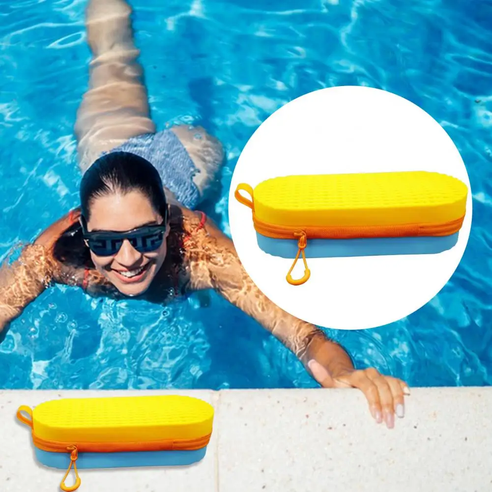 Swimming Goggle Case Double-sided Breathable Drainage Holes Shockproof Large Capacity Portable Travel Swim Glasses Carrier Bag