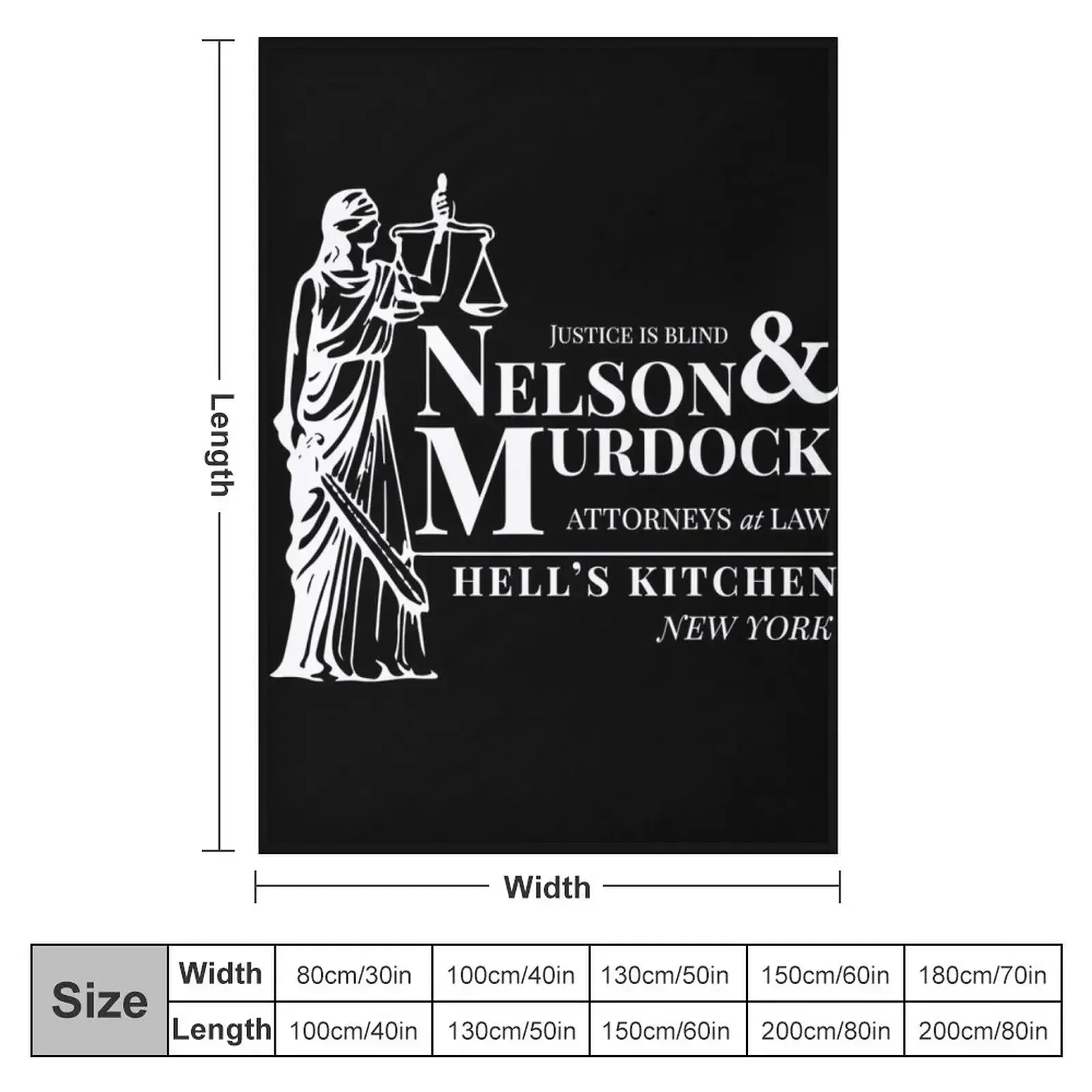 Nelson and Murdock Law Throw Blanket funny gift christmas gifts Quilt Beautifuls Blankets