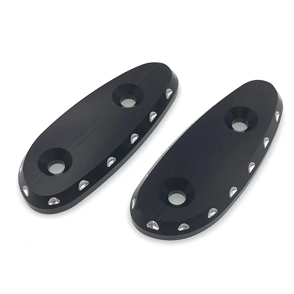 

Aluminum Alloy Plate Mirror Base Plate Rear Mirror Component High Universality Fitment Aluminum Motorcycle Part Mirror Bracket