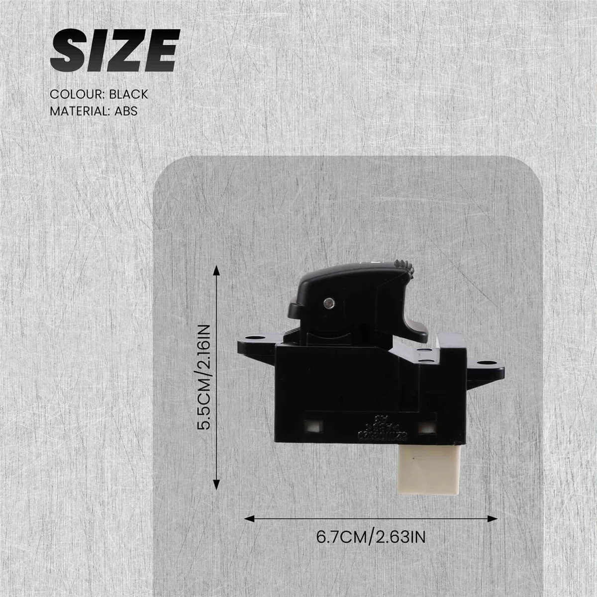 

N32R_Passenger Side Electric Power Window Switch For Hyundai Elantra Sonata Kia Rio 93580-3D000