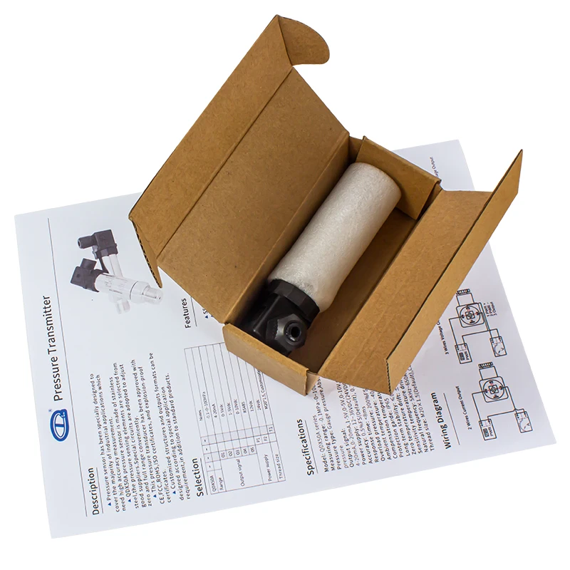 Kleiner Drucksensor-Sender 4-20 mA 0-10 V 0-5 V RS485 0-1,6 MPa 0-10 bar 0-2,5 MPa 0-25 bar G1/4 DC24V Druckwandler – Detail 12