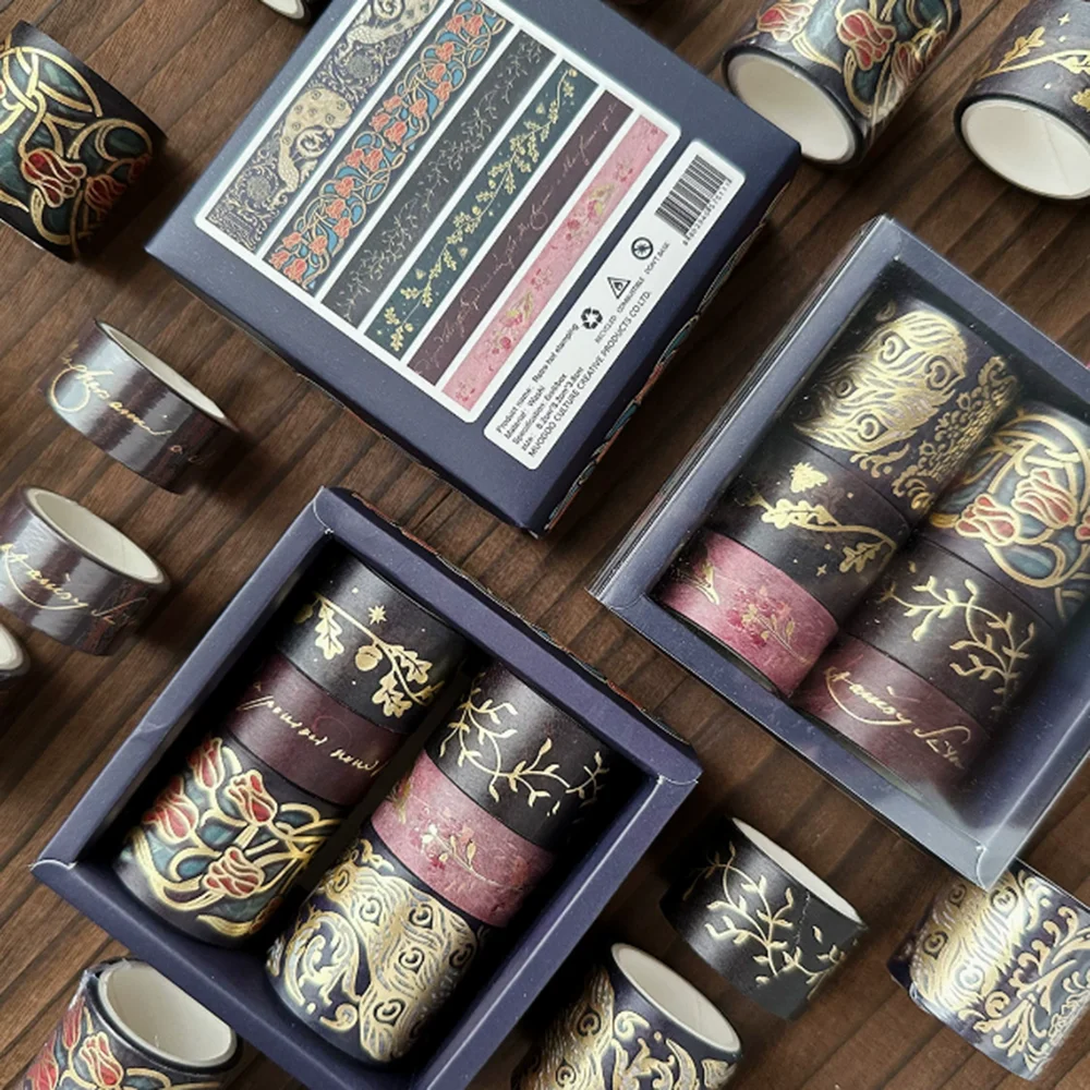 Creative Vintage Washi Tape DIY Scrapbooking Diary Handbook Decoration Masking Tapes Stationery - Image 4
