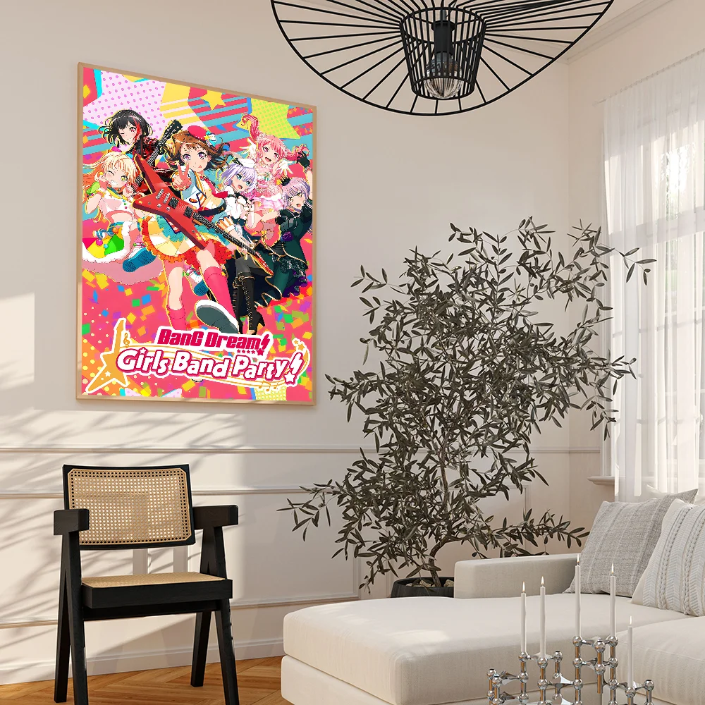 ملصقات أنيمي لديكور الغرفة ، حلم بانج ، إنه عملي ، جودة عالية لاصقة ، فن جداري قديم ، منزل كاواي #4