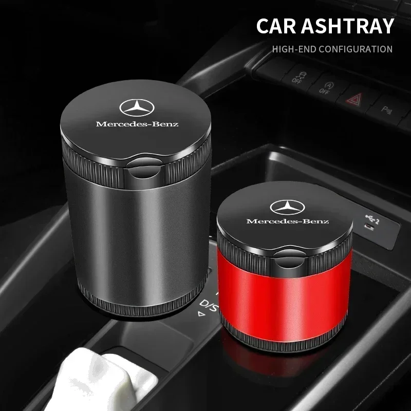 Car New Car Ashtray Storage Cup Container Cigar Ash Tray For Mercedes Benz C180 C200 C260 C300 W108 W124 W126 W140 W168 W169 W17