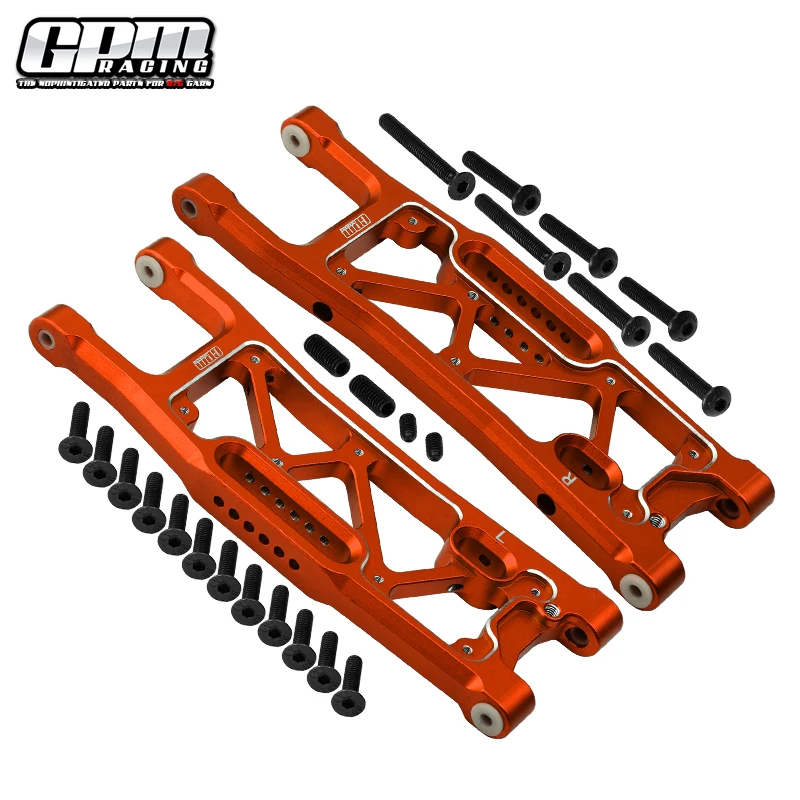 Camión monstruo de trineo GPM TRAXXAS 1/8 95076-4 para brazos inferiores traseros de aleación