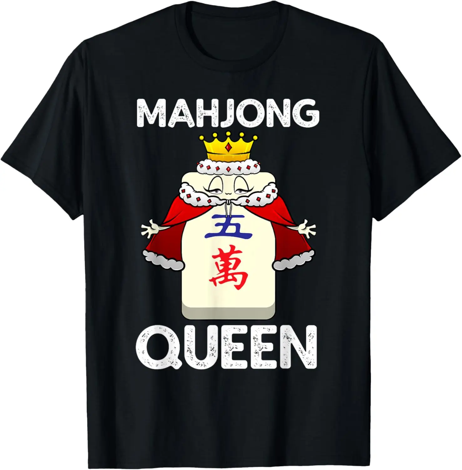 Cool Mahjong for Women Girls Chinese Mah Jongg Queen Player T-Shirt Unisex Summer Streetwear Tops Camiseta Hombre