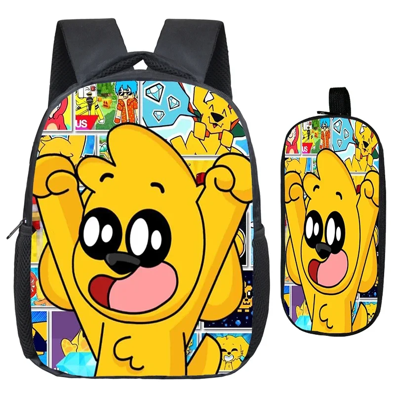 

Compadretes Mikecrack Backpack Kindergarten Bags 2pcs/set Children Bookbag Kids Cute Backpacks Boys Girls Cartoon Schoolbag Gift