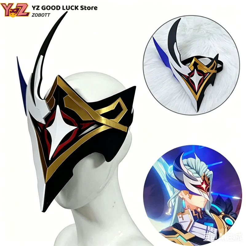 

Game Genshin Impact Il Dottore Cosplay Mask Pendant Zandik Cosplay Accessories For Halloween Role Playing Party Adult Unisex