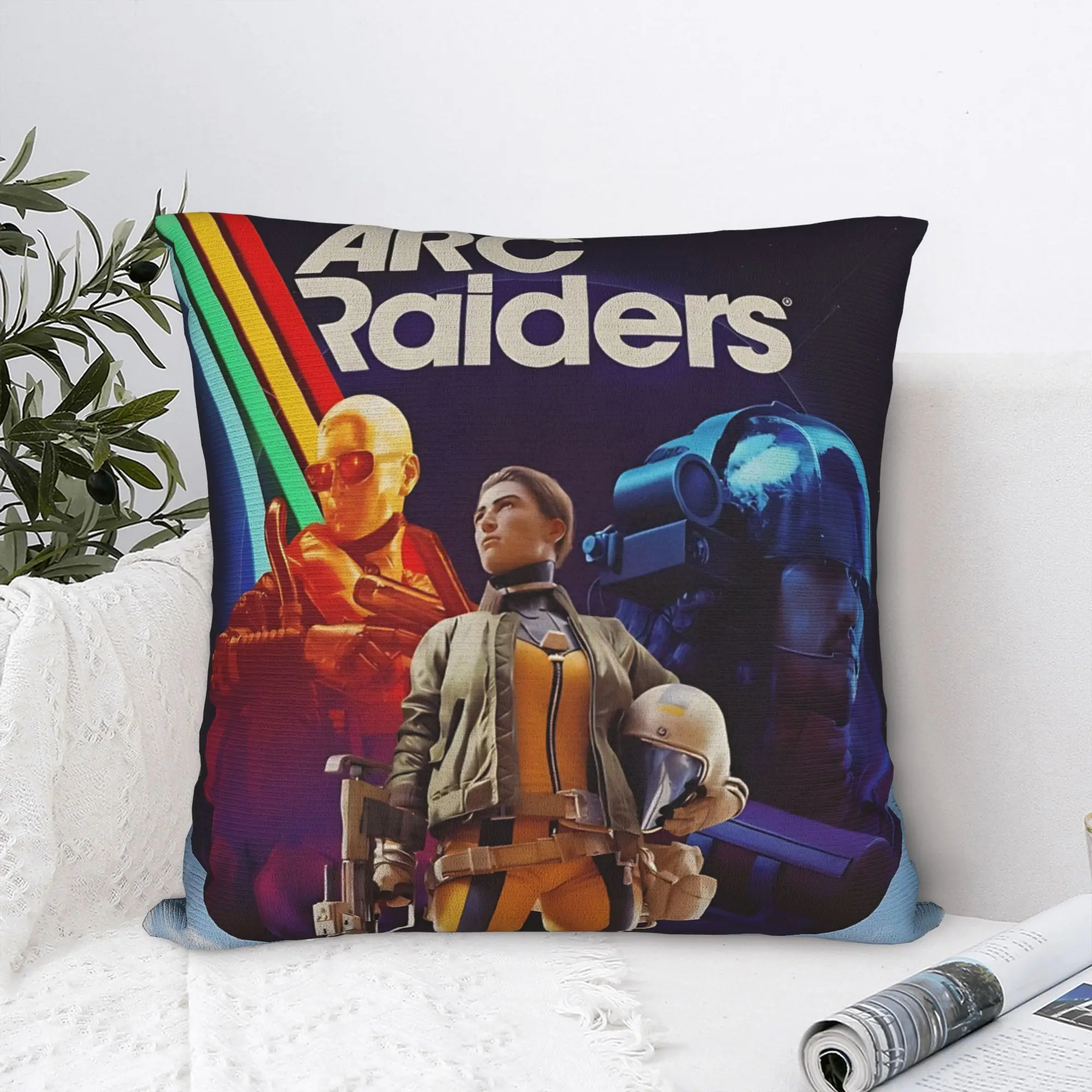 ARC Raiders Pillowcase Polyester Cushion Cover Decorative Gaming Pillow Case Cover Home Square 40X40cm