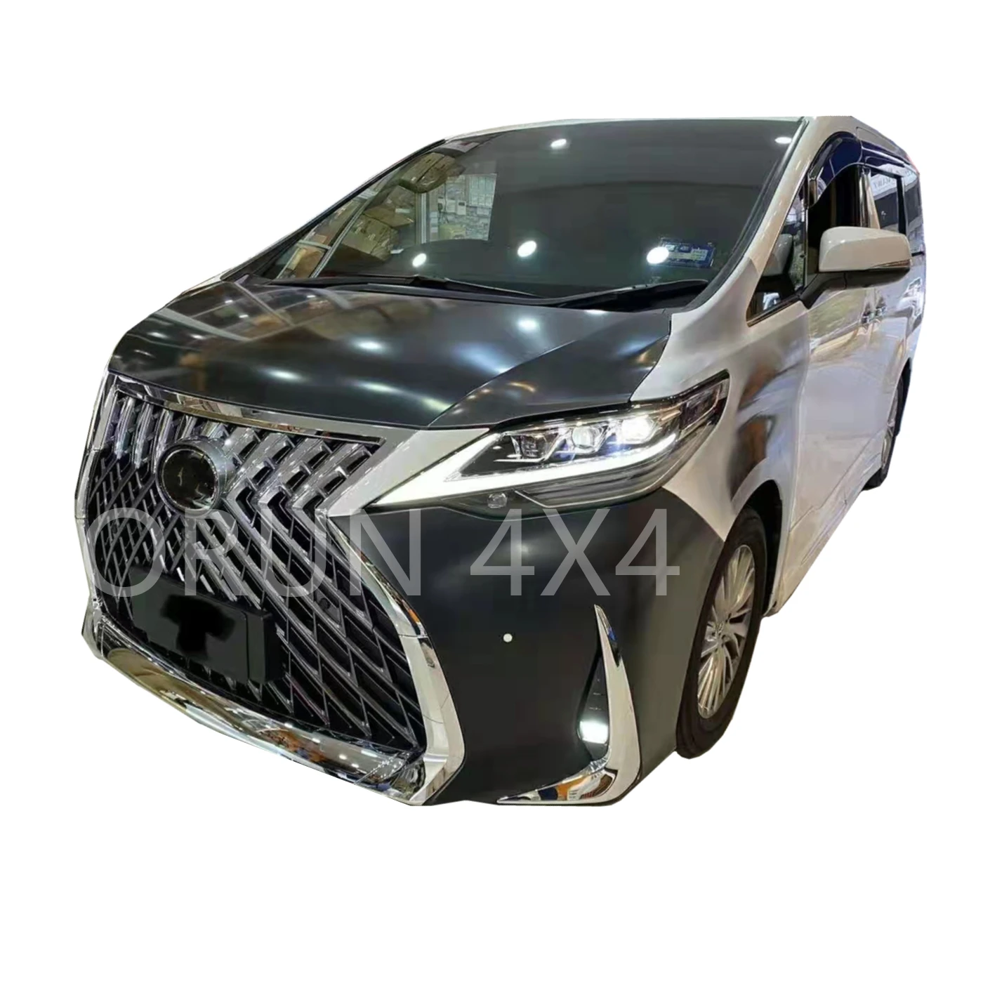 Facelift Car Accessories Body Kit for Alphard Vellfire upgrade to LM300 LM350 facelift for Lexus LM300 headlight taillights