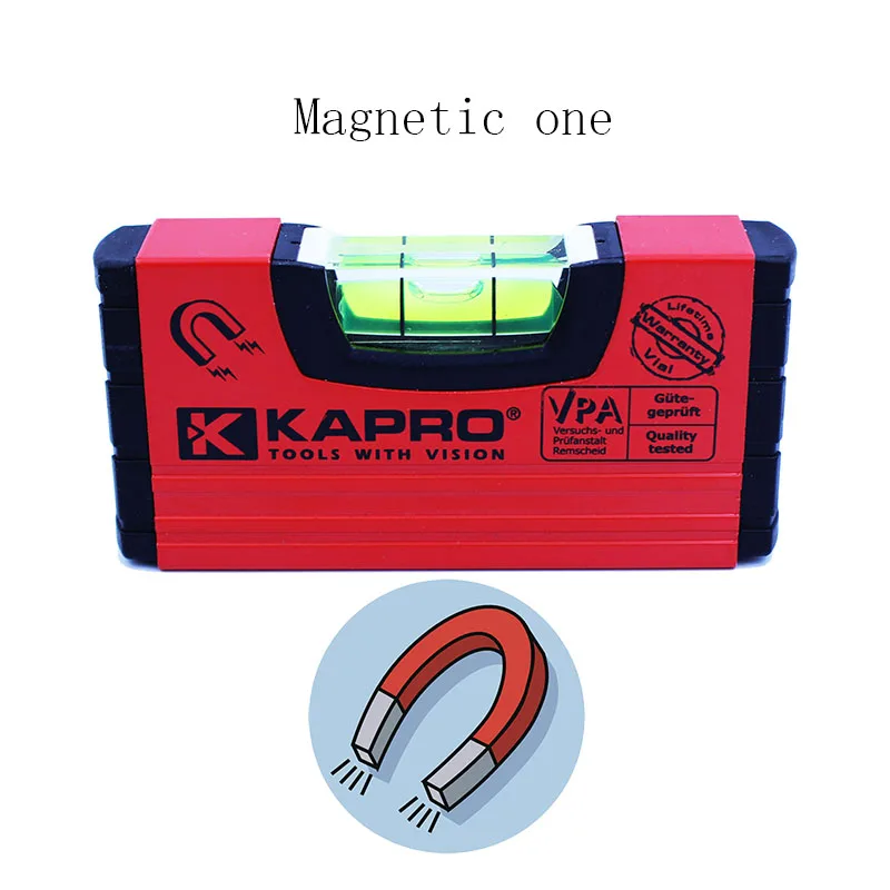 KAPRO 246 246M Handy Level 10cm (4″)  Portable Spirit Level Bubble Ruler Magnetic Available 1PCS