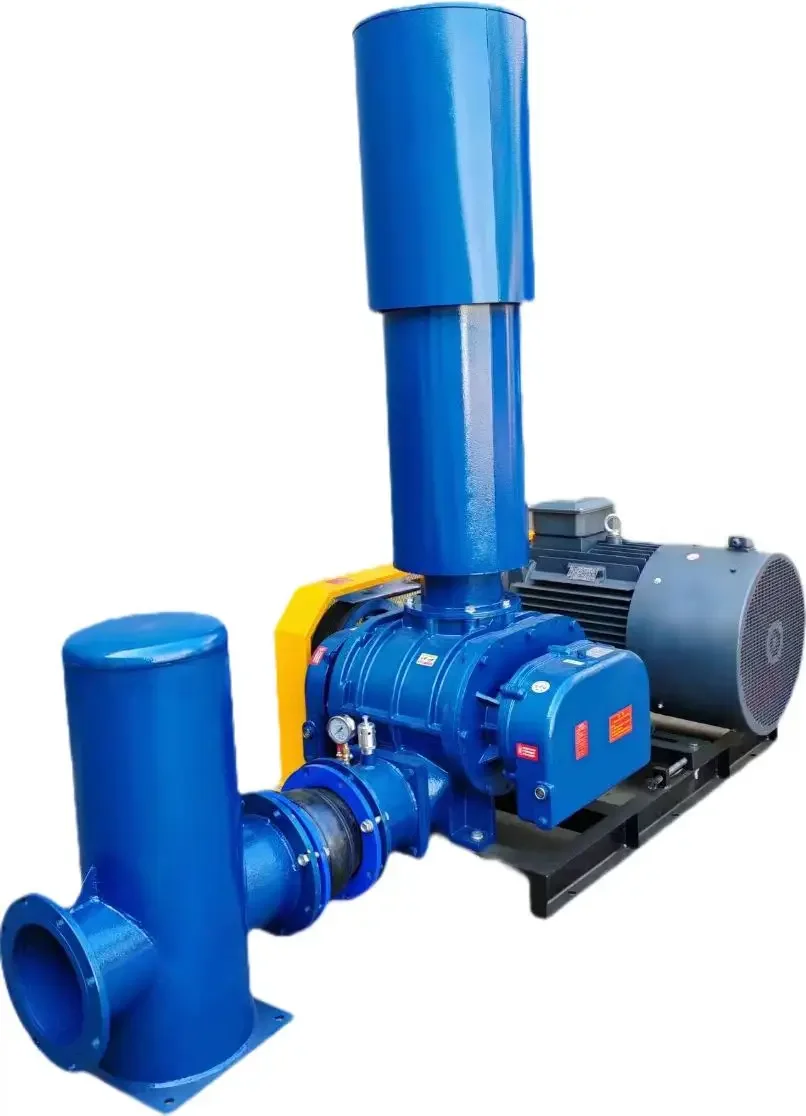 Aerator Industrial Aquaculture Blower Sewage Treatment Vacuum Aeration 3 Lobe Roots Blower