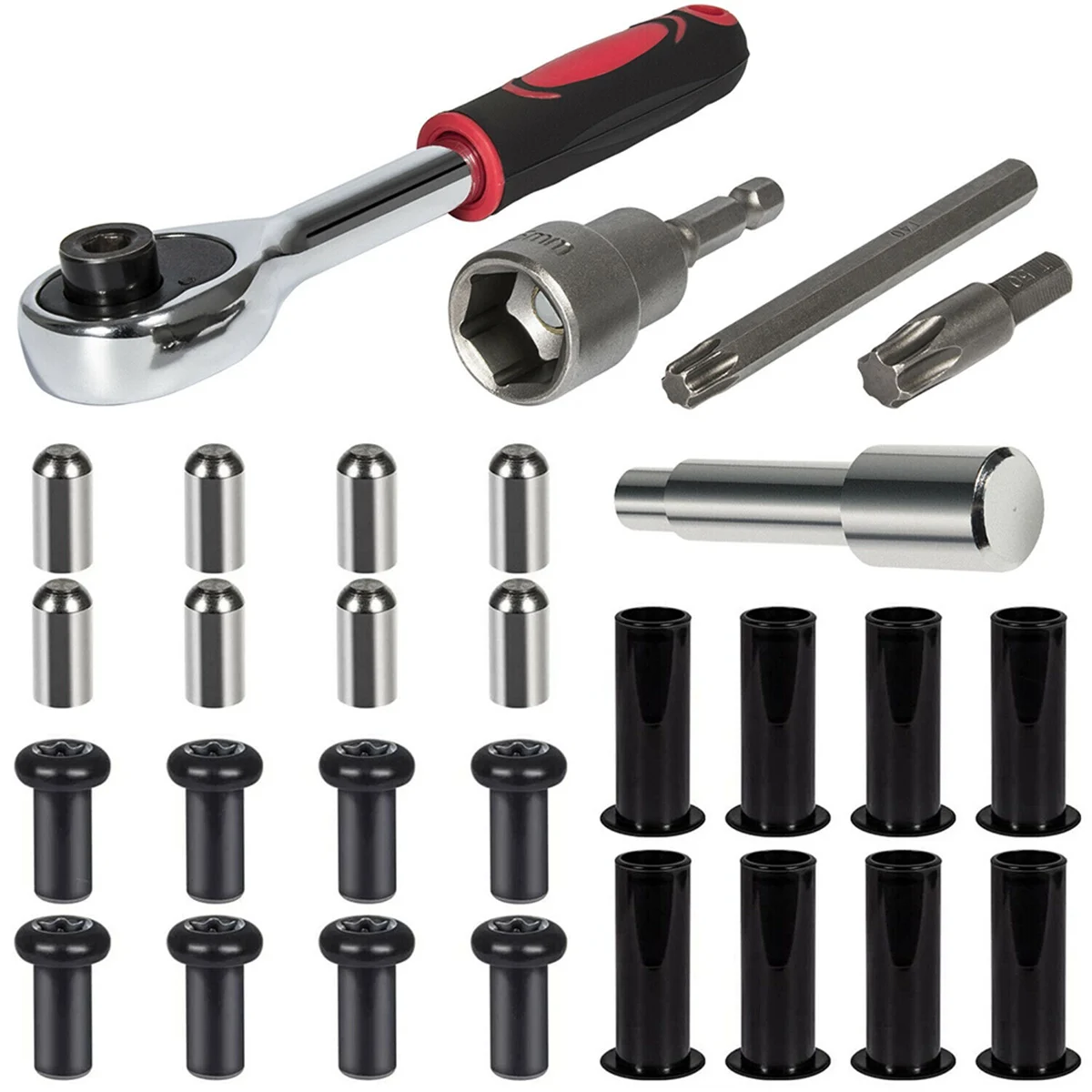 Door Pin Guide, Hinge Nuts, Liner & Removal Torx Set for Jeep Wrangler JK JL 2007-2020 Car Accessories