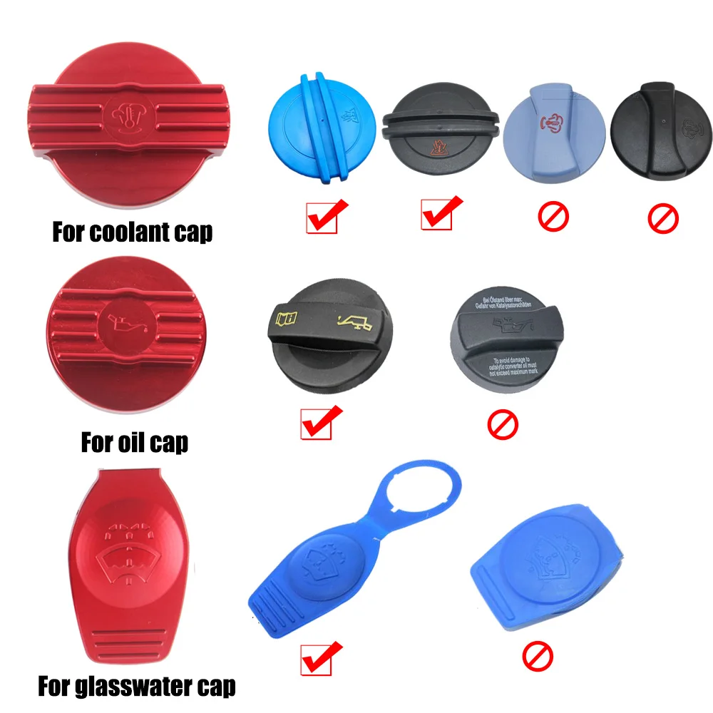 oil filler cap header tank water coolant cap bottle cap for VW CC Golf  Audi seat Skoda 1.8 T EA888 engine cap02