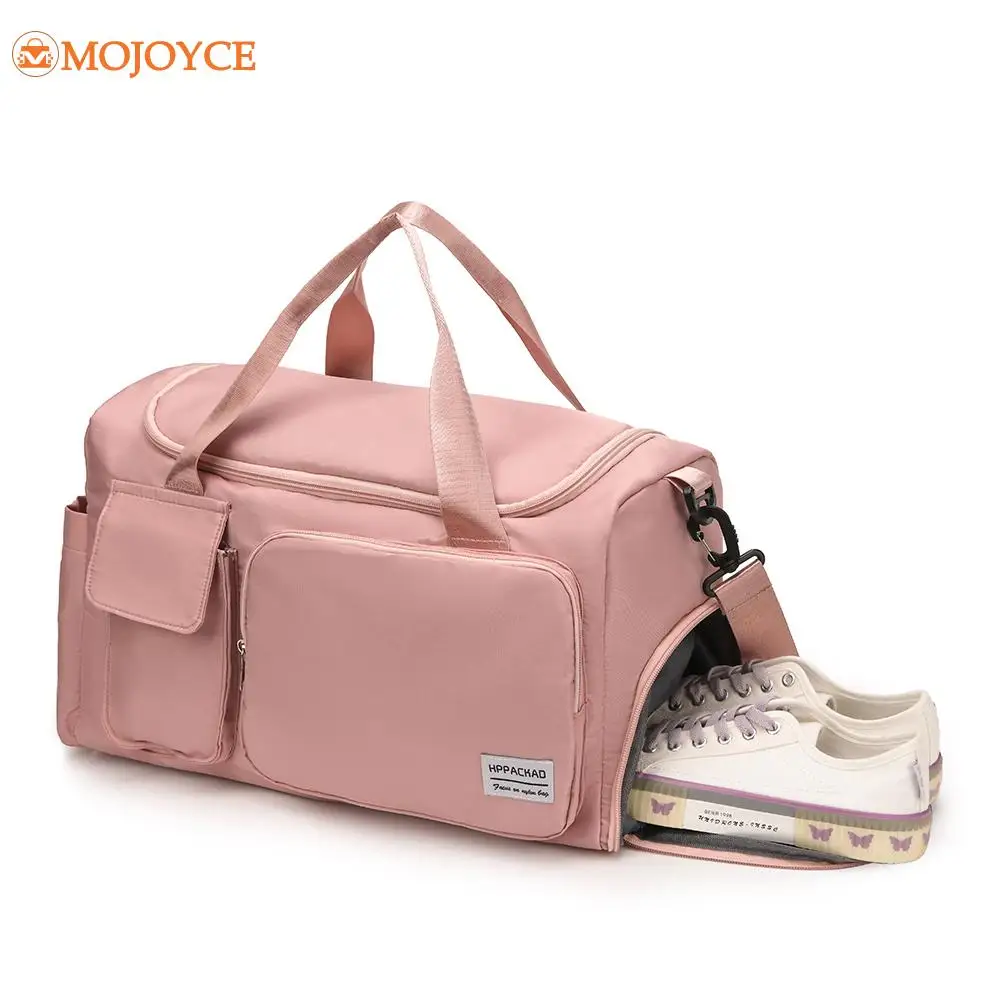 Women Travel Bag New Fitness Sport Handbag Dry Wet Separation Nylon Duffel Bag Large Capacity Swimming Outdoor Sports Gym Bags