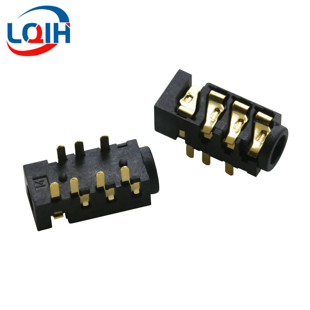 10PCS 3.5mm Female Audio Connector 7 Pin Dip Headphone Jack Socket PJ-392 Audio Interface Audio Jack