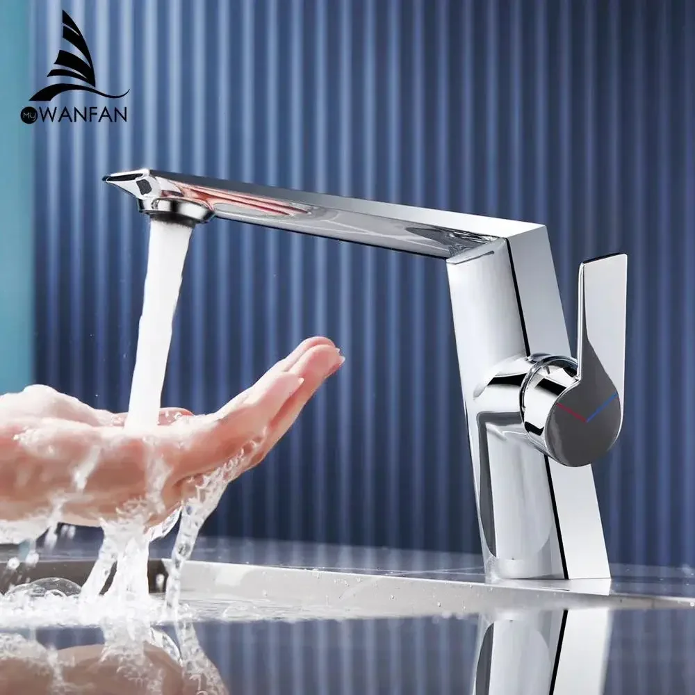 Basin Faucet Gold Torneiras Bathroom Sink Faucet Single Handle Hole Faucet Basin Taps Hot Cold Mixer Tap Crane 855938