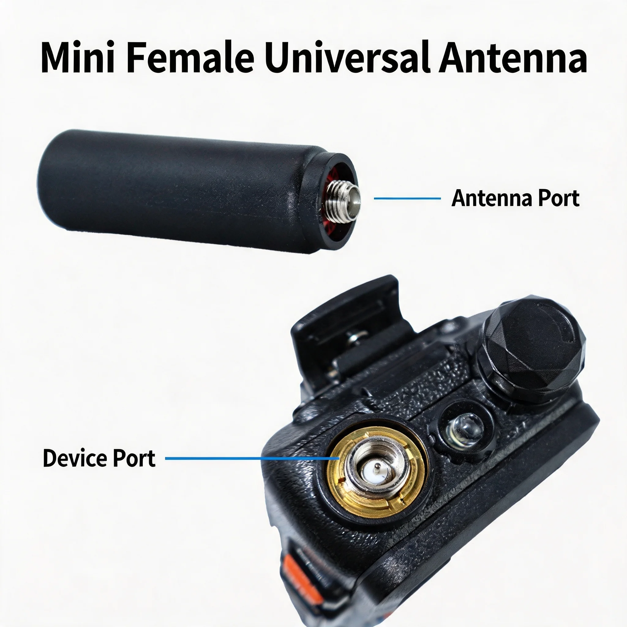 Compact UHF Mini Stubby Thumb-Size Antenna for Baofeng UV-5R Two-Way Radio