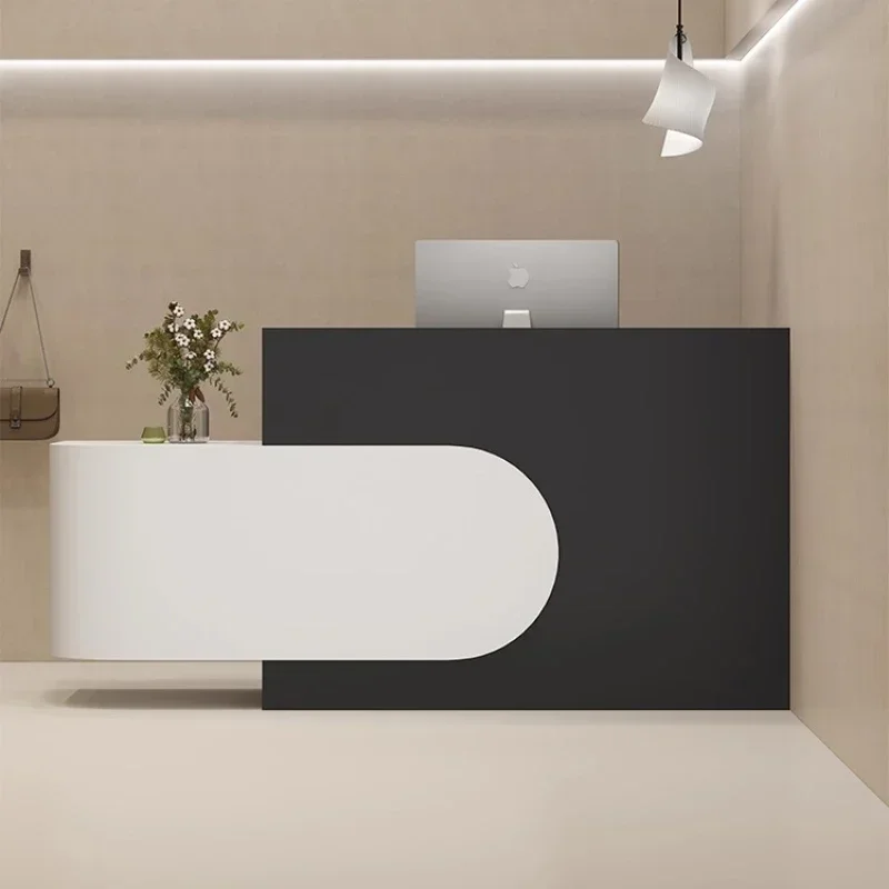 

Стол ресепшн для салона красоты, парикмахерской, офиса, простой дизайн, профессиональный, роскошный