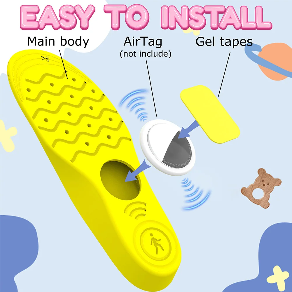 Insole Protectors For AirTag Securely Mounted Shoe Inserts For Elderly And Children Anti Loss Positioning Cartoon Insole