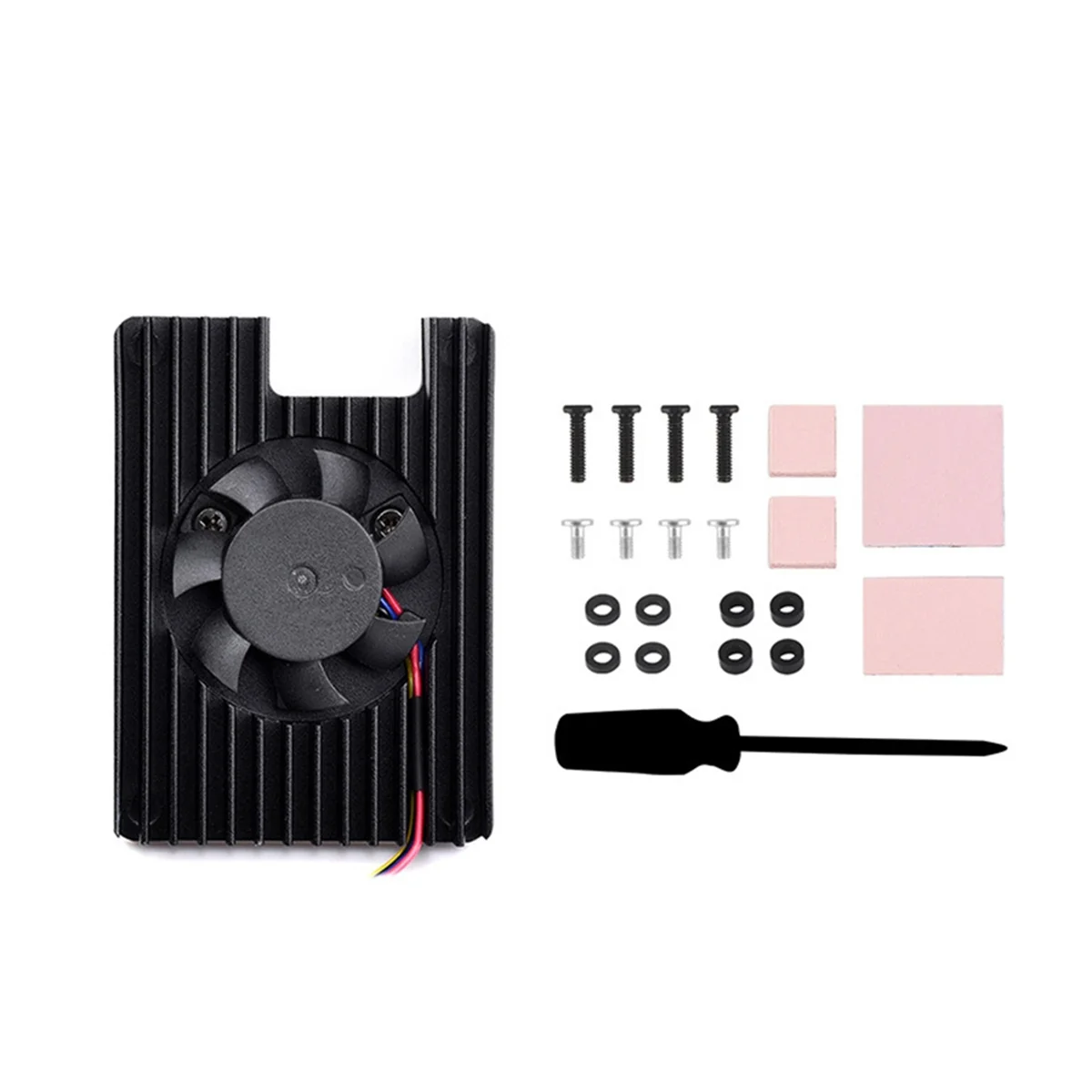 A56XQ para ventilador disipador de calor Raspberry Pi CM5-para módulo de cómputo 5 placa IO y PoE, refrigeración mejorada