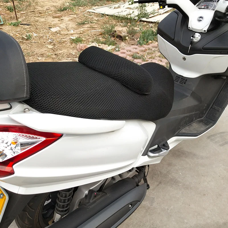 For Suzuki SKYWAVE AN250 AN400 AN650 motorcycle seat cover honeycomb protective pad breathable design, comes with backrest cover