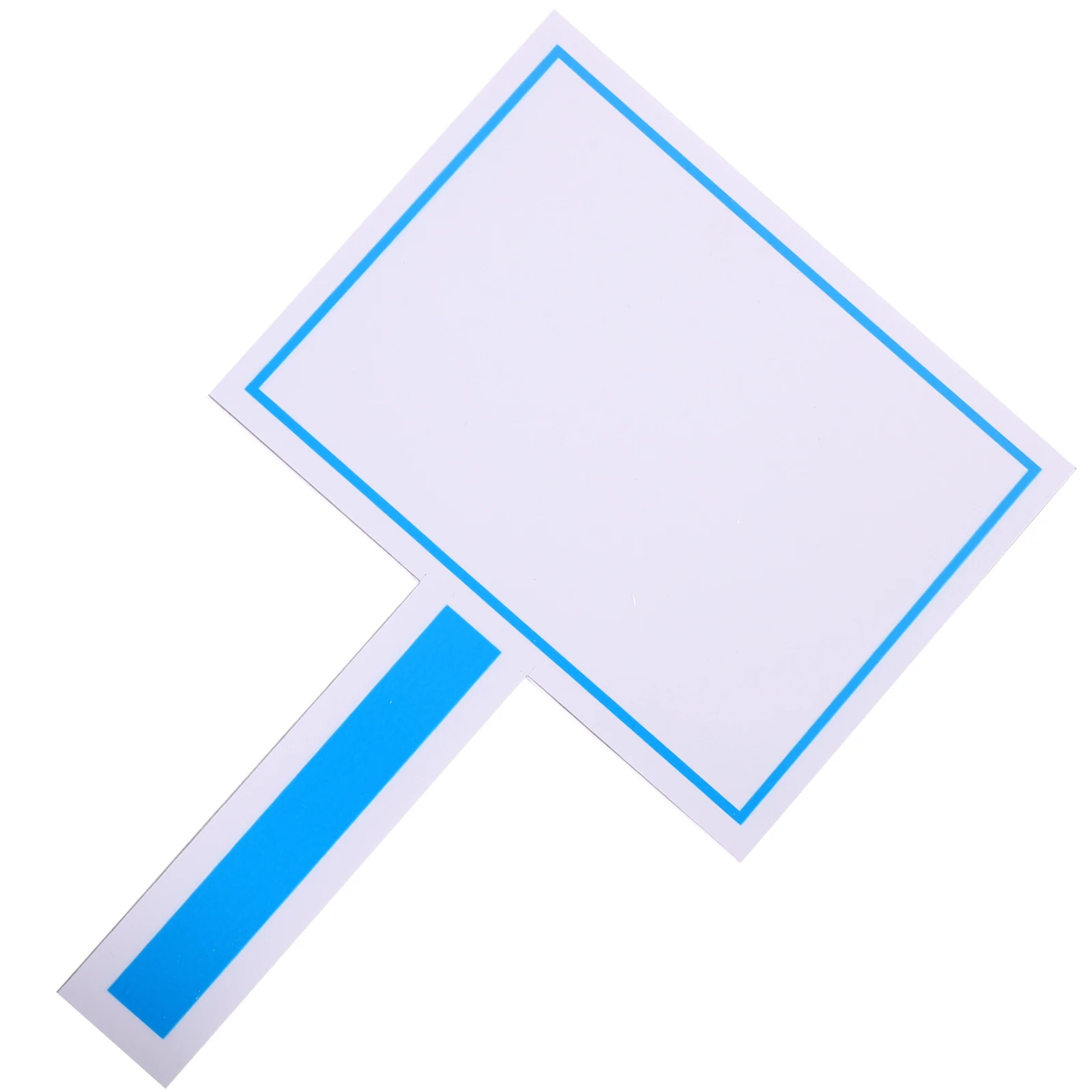 PVC 20x30cm Single Side Dry Erase Scoring Board Handheld Whiteboard for Judges Sports Events Auction Paddles Students Foam