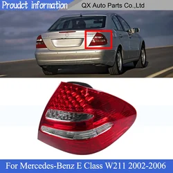 CAPQX Rear Tail light lamp For Mercedes-Benz E Class W211 2002-2006 Rear Brake Light Taillamp taillight