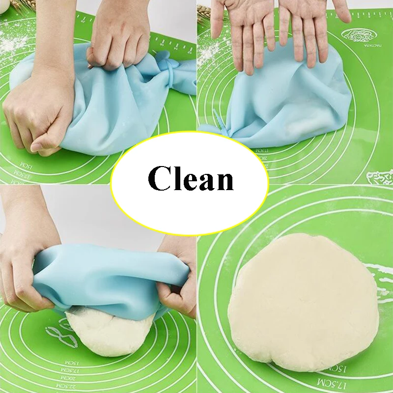 1.5KG Silicone Kneading Dough Bag Flour Mixer Bag Versatile Dough Mixer for Bread Pastry Pizza Kitchen Tools kitchen tools