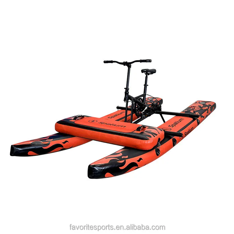 

Aqua-Cycles 2024 New arrival inflatable floating water bike pedal boats hydrocycle bicycle