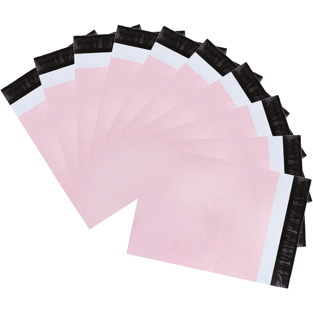 

100Pcs Reinforced Poly Mailers Thick Shipping Bags for Clothing Self-Sealing Mailing Pouches Express Packing Lightweight
