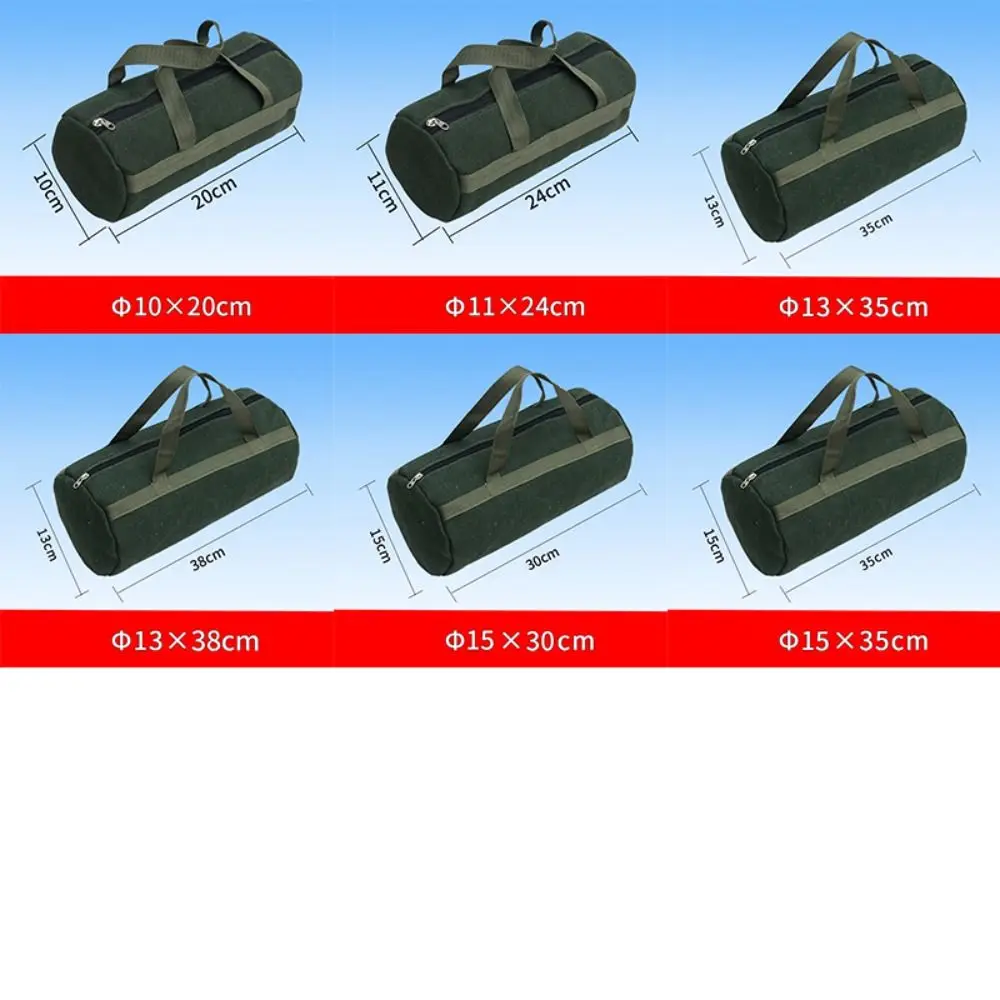 Durable Thick Canvas Tool Storage Bag Handbag Portable Hardware Tool Organizer Hand Tool Large capacity Auto Repair Tool Kit