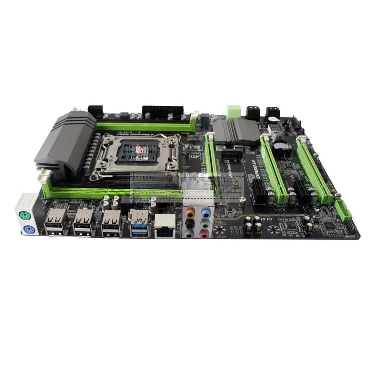 X79 large board computer main board CPU set 2011 pin support E5-2670ECC 8G server memory