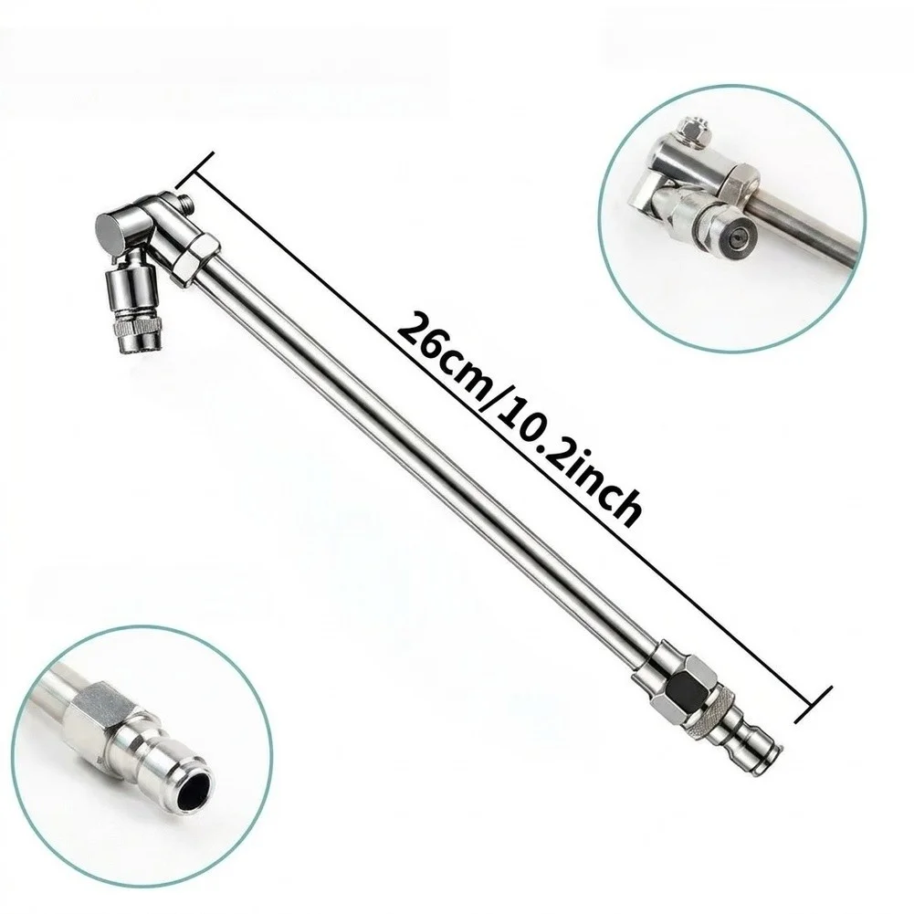 360 Swivel Air Conditioner Cleaning Nozzle with 25 Degree Fan Spray Designed for Standard Pressure Washer Hoses