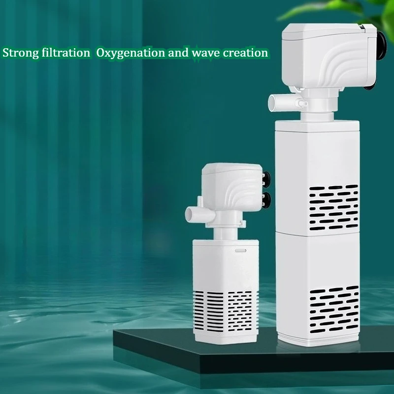 Fish tank filter small fish tank oxygen pump three-in-one circulation water system for aquarium, built-in quiet for the aquarium