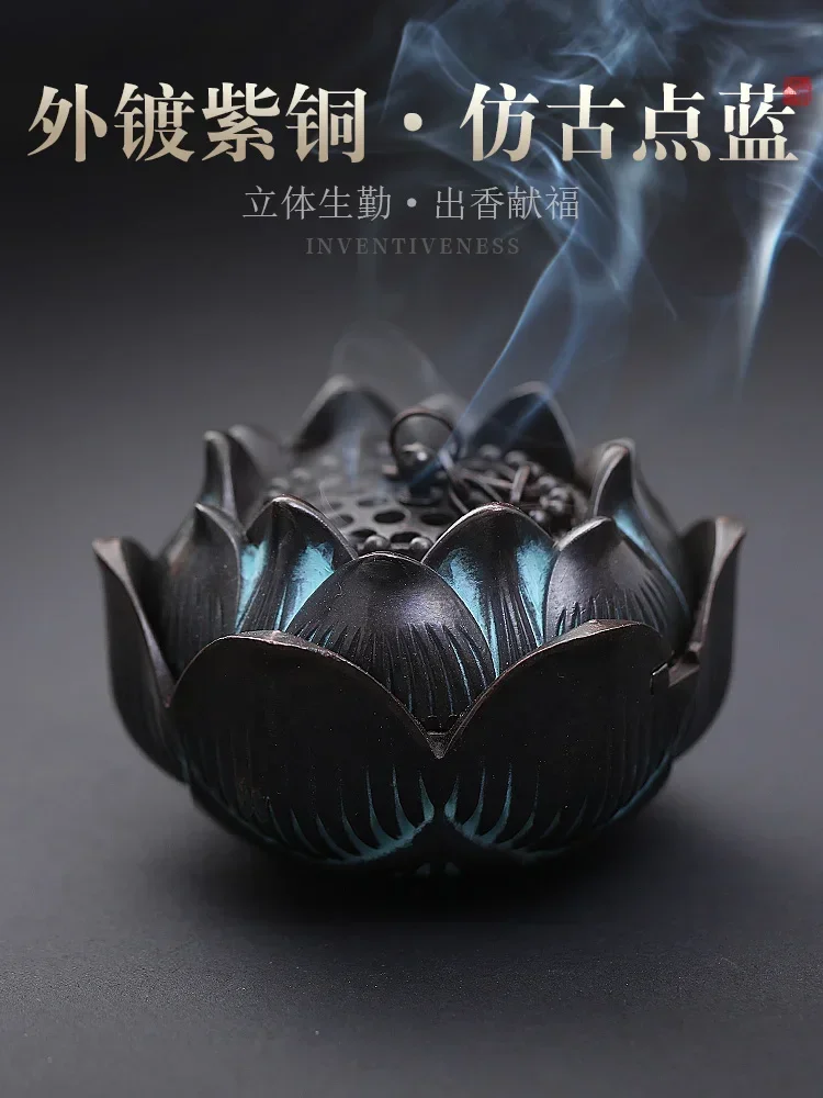 Bronze Crane Incense Burner Hanging Incense Burner Creative Backflow Incense Burner Decoration