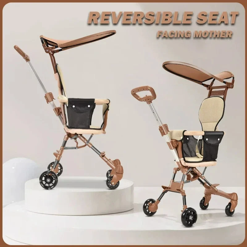 

Foldable Stroller, Baby Pushchair, Universal Wheel Portable Adjustable Infant